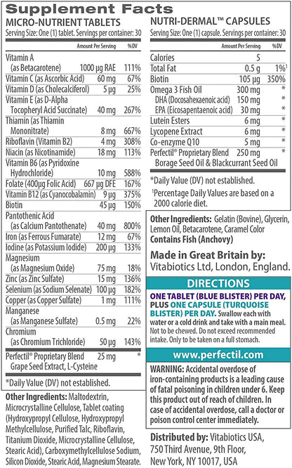 Perfectil Plus Skin Extra Support Tablets & Capsules (28 Pack)