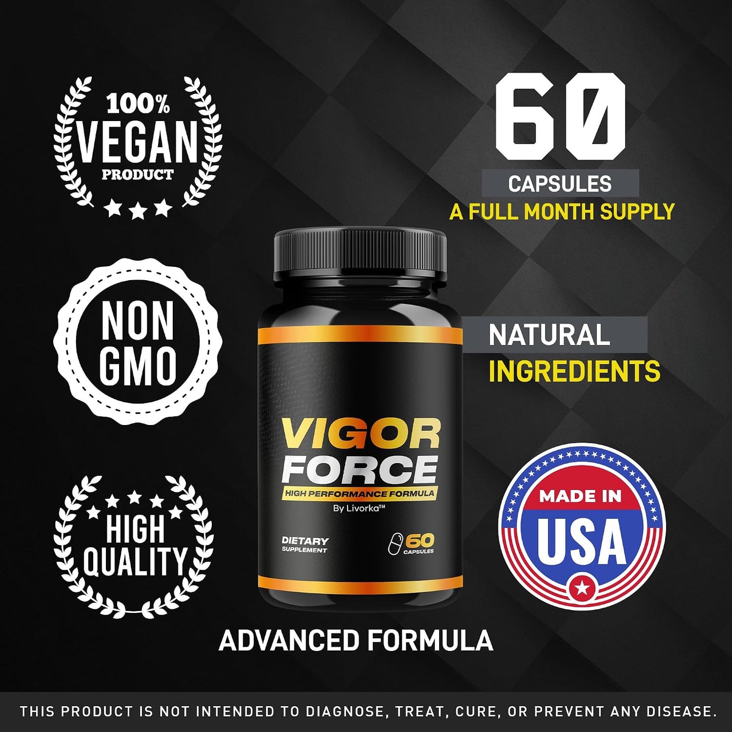 Vigour Force Pills - 60 Capsules - görsel 4