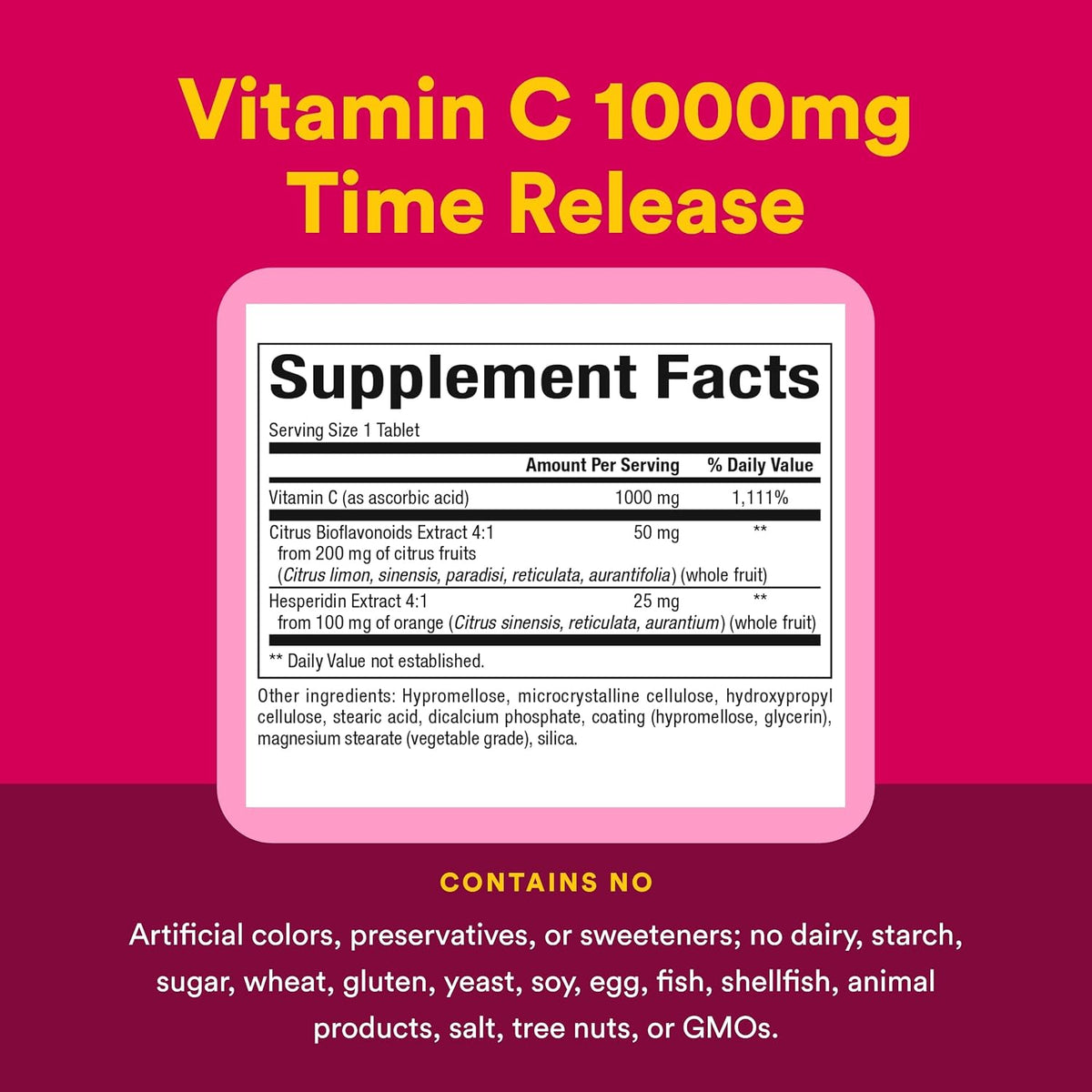 Natural Factors Vitamin C 1000mg Time Release – 90 Tablets - görsel 4