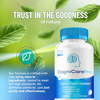 LIVORKA Cognicare Pro Capsules (Pack of 2) – Cognitive Support Supplement, 120 Capsules