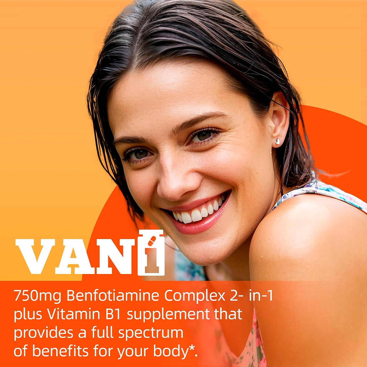 Mega Benfotiamine 750mg with Vitamin B1 – Highly Bioavailable Benfotiamine Supplement, 120 Capsules - görsel 8