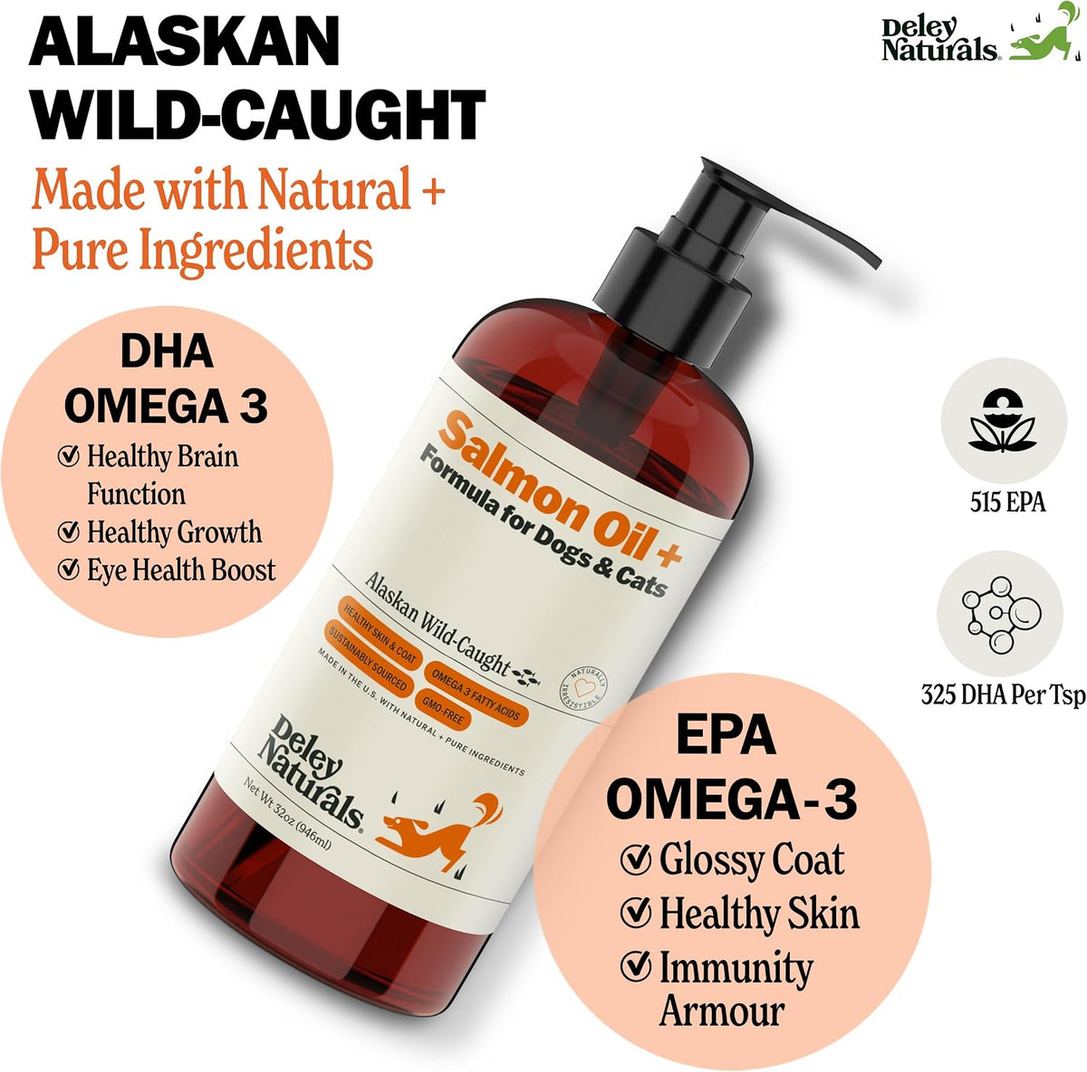 Deley Naturals Wild Alaskan Salmon Oil for – Purity: Choose oils that undergo molecular distillation or – Image 2