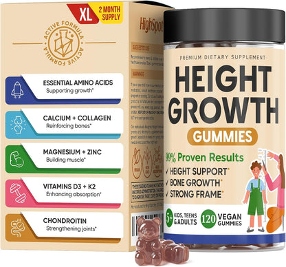 HighSpot Height Growth Gummies - Multivitamin for Children & Teenagers