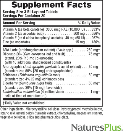 Source of Life Immune Booster – Immediate & Sustained Release – 90 Vegetarian Tablets