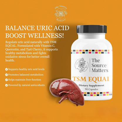 EQUAL Uric Acid Support Supplement – 90 Capsules