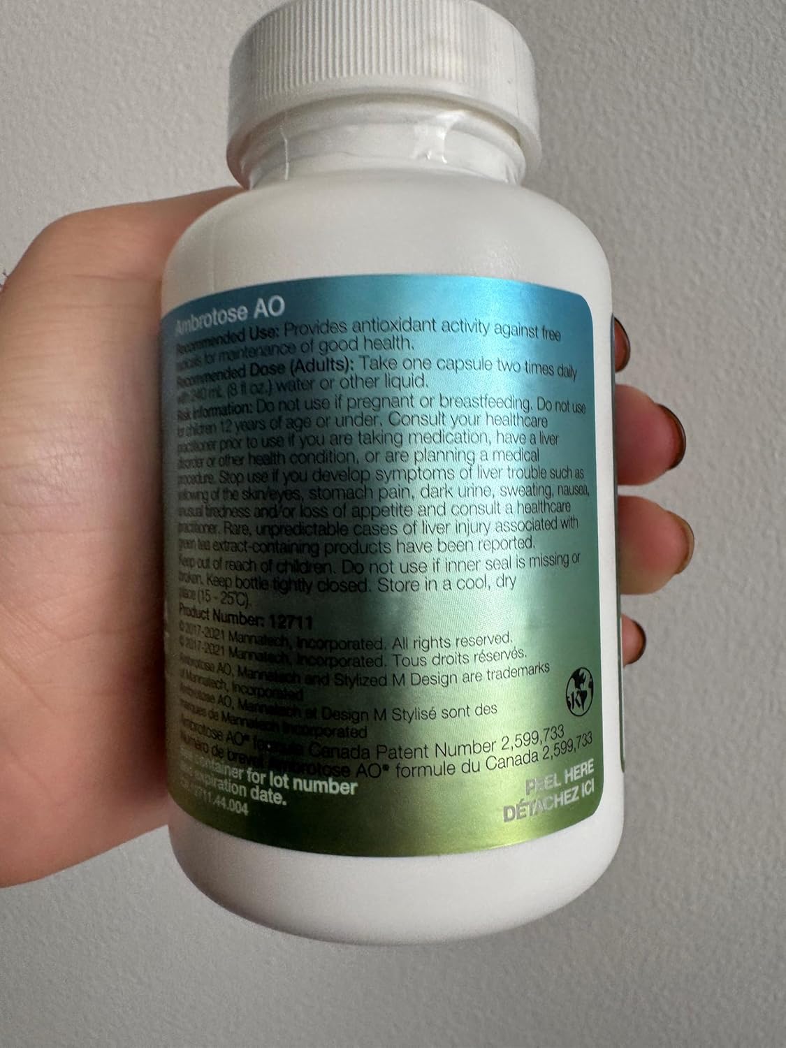 Mannatech Ambrotose AO - 60 Capsules - görsel 8
