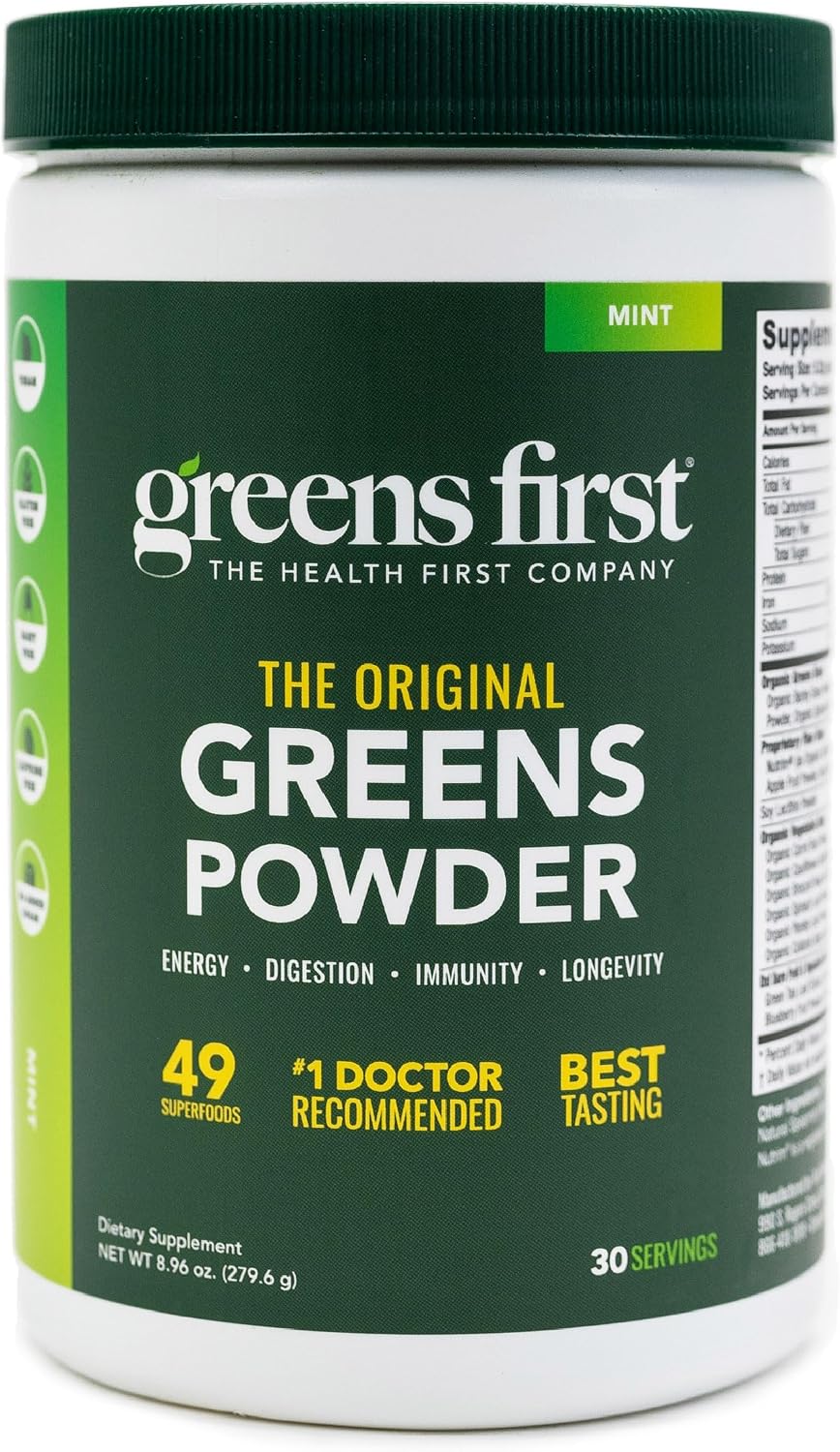 Greens First The Original Greens Powder - Mint, 30 Servings - görsel 1