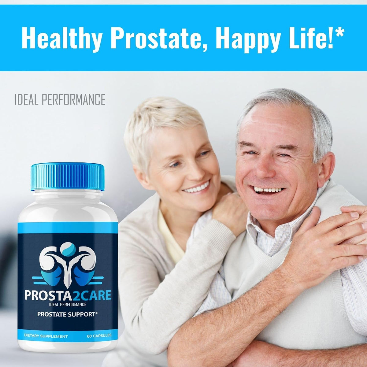 IDEAL PERFORMANCE Prosta2Care for Men Capsules, Prostate Health Pills - Maximum Strength, All-Natural (60 Capsules) - görsel 5