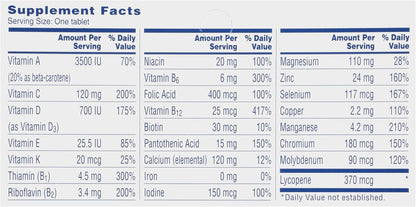 One A Day Men's 50+ Healthy Advantage Multivitamin, 65 Tablets