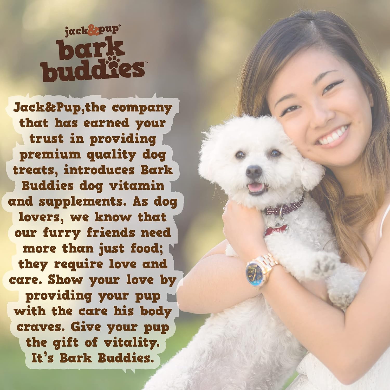 Jack&Pup Bark Buddies Multi-Buddy Dog Multivitamins Soft Chews – 60 Count - görsel 6