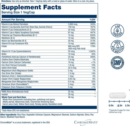 SOLARAY Once Daily High Energy Multivitamin for Men and Women