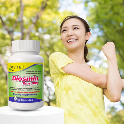 Arymar Diosmin Plus 900 – Circulatory Support – 60 Capsules