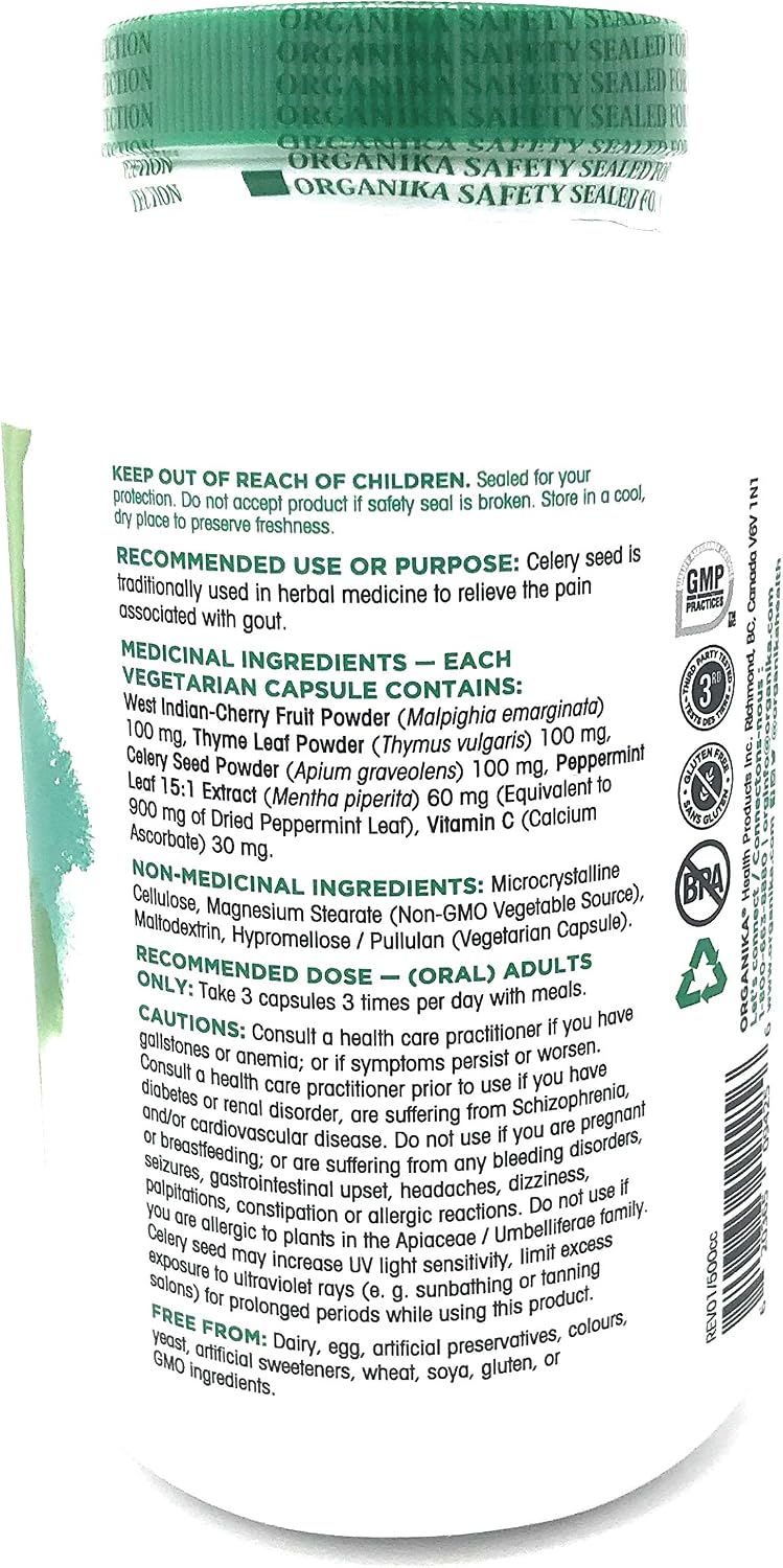 Organika Goutrin 270 Vegetarian Capsules - görsel 2