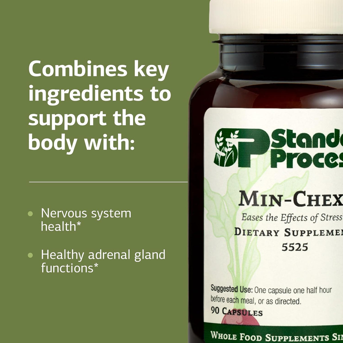 Standard Process Min-Chex – Nervous System Support Supplement, 90 Capsules - görsel 4