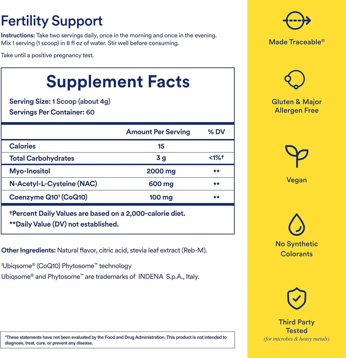 Ritual Myo-Inositol, NAC, CoQ10 Women's Supplement – 3-in-1 Drink Mix - görsel 2
