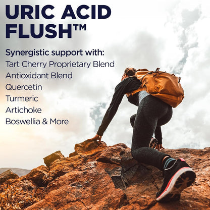 KAL Uric Acid Flush - Tart Cherry Blend, Celery Seed and More - 60 Vegetable Capsules
