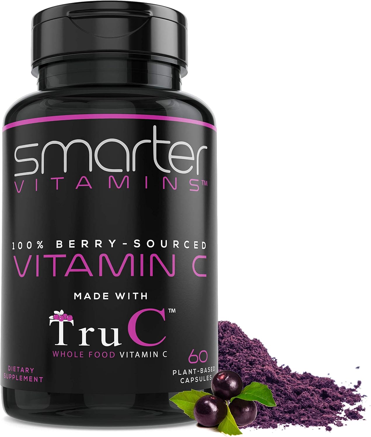 SmarterVitamins Raw Whole Food Vitamin C - 180 Vegan Capsules (3 Pack) - görsel 7