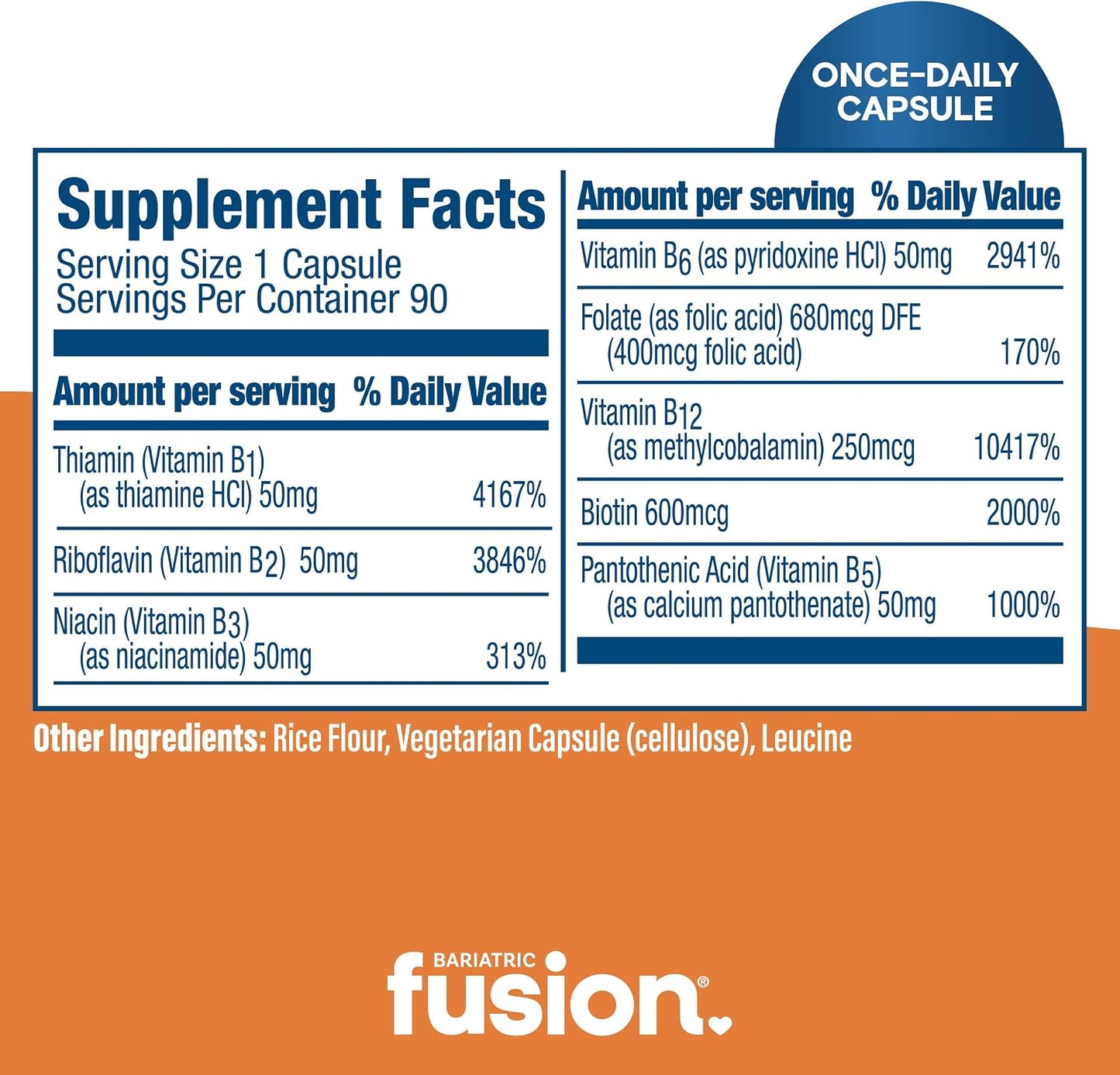 Bariatric Fusion Vitamin B-50 Complex - görsel 4