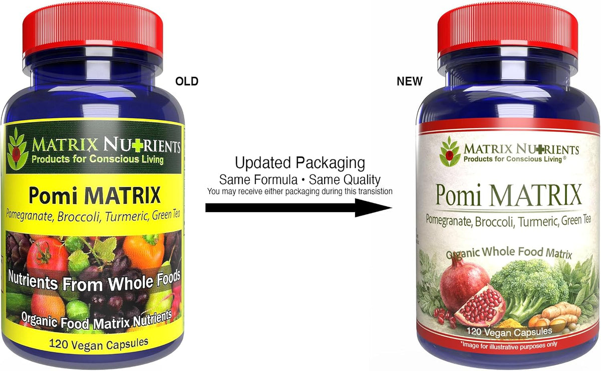POMI Matrix – Powerful Blend of Pomegranate, Green Tea, Turmeric & Broccoli | Vegan Capsules - görsel 2