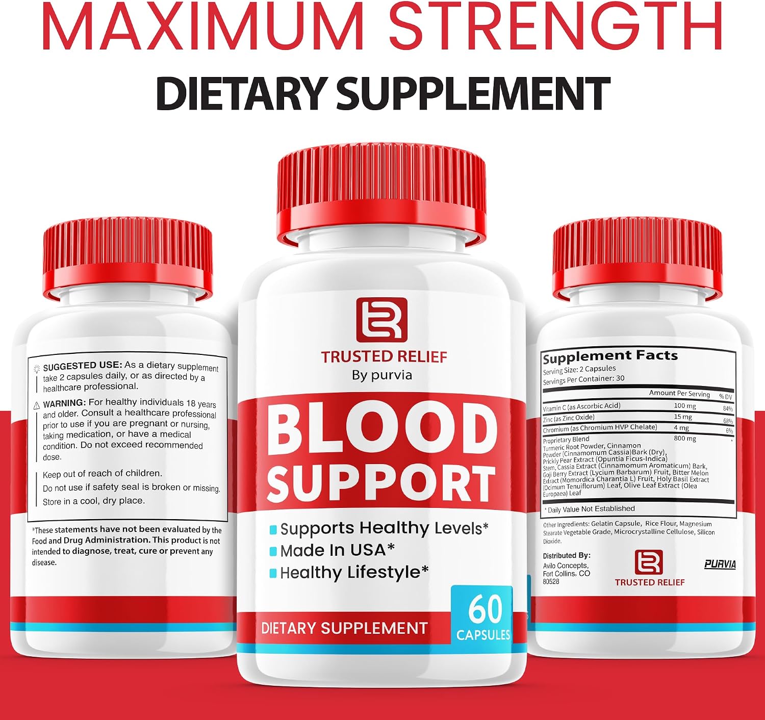 Trusted Relief Blood Support Pills – Advanced Formula (60 Capsules) - görsel 6