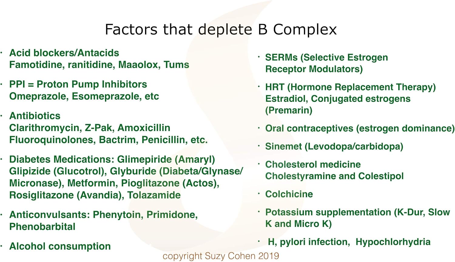 Script Essentials Suzy Cohen Mito B Complex Food Supplement - görsel 5