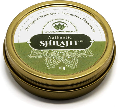 Authentic Shilajit – 100% Pure Gold Grade Himalayan Shilajit Resin with Fulvic Acid and Trace Minerals, 10g