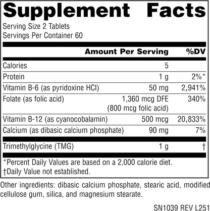 Source Naturals Homocysteine Defence - Supports Healthy Homocysteine Metabolism - 120 Tablets