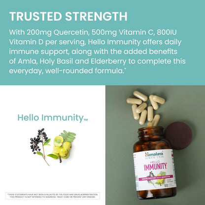 Himalaya Hello Immunity with Quercetin - 500 mg, 60 Caplets