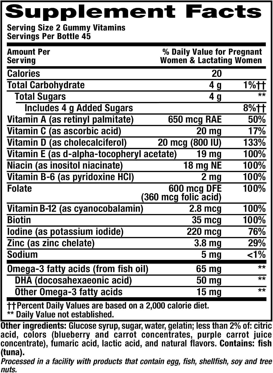 Vitafusion Prenatal Gummy Vitamins, 90 Count - görsel 6