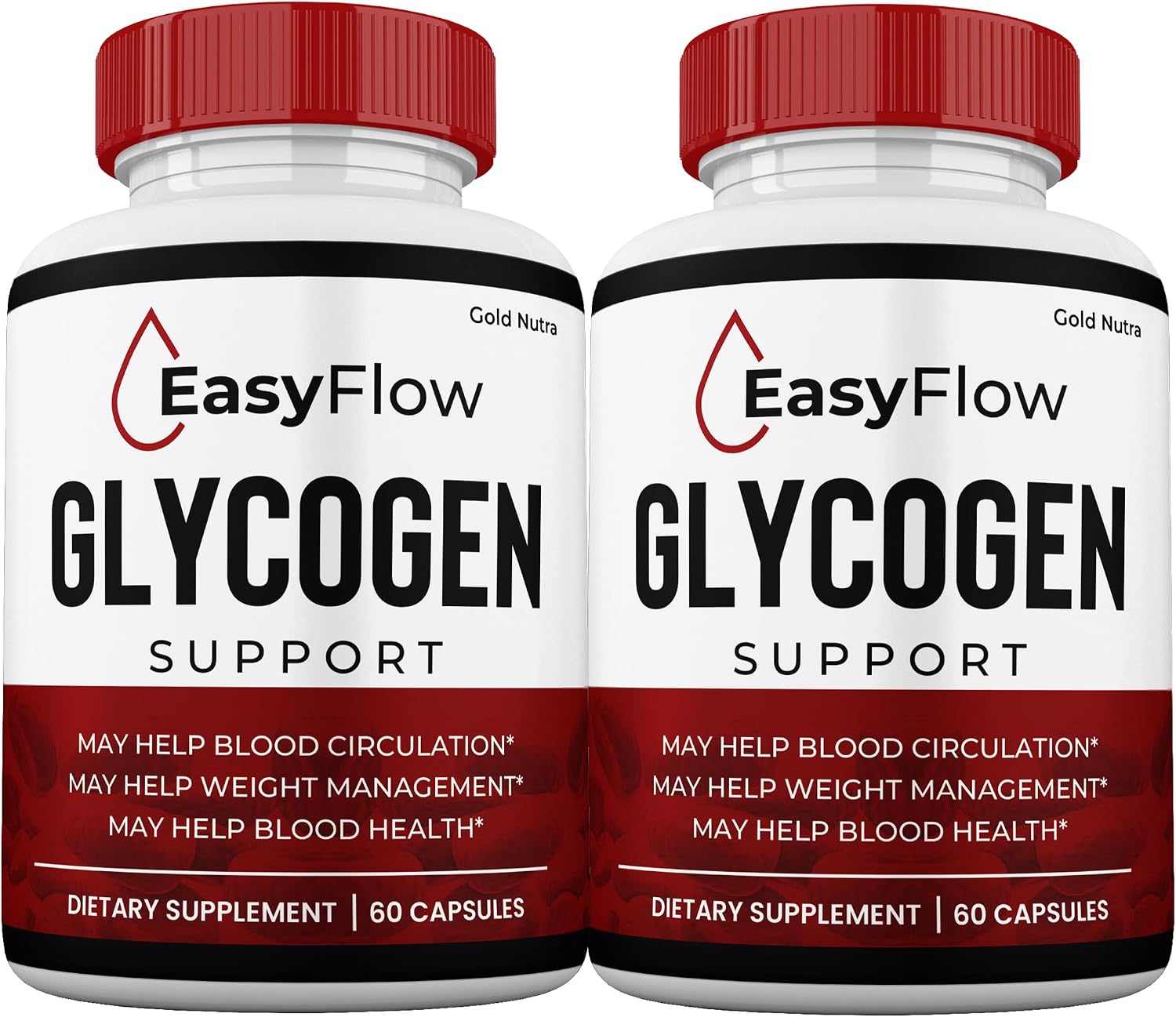 EasyFlow Blood Support Capsules - 2 Pack (60 Capsules) UK - görsel 1