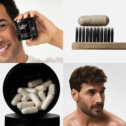 WELLBEL Men Clean Supplement for Hair, Skin and Nails – 90 Capsules