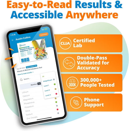 5Strands Nutrition Test – At-Home Hair Analyse for 112 Vitamins, Minerals & Amino Acids
