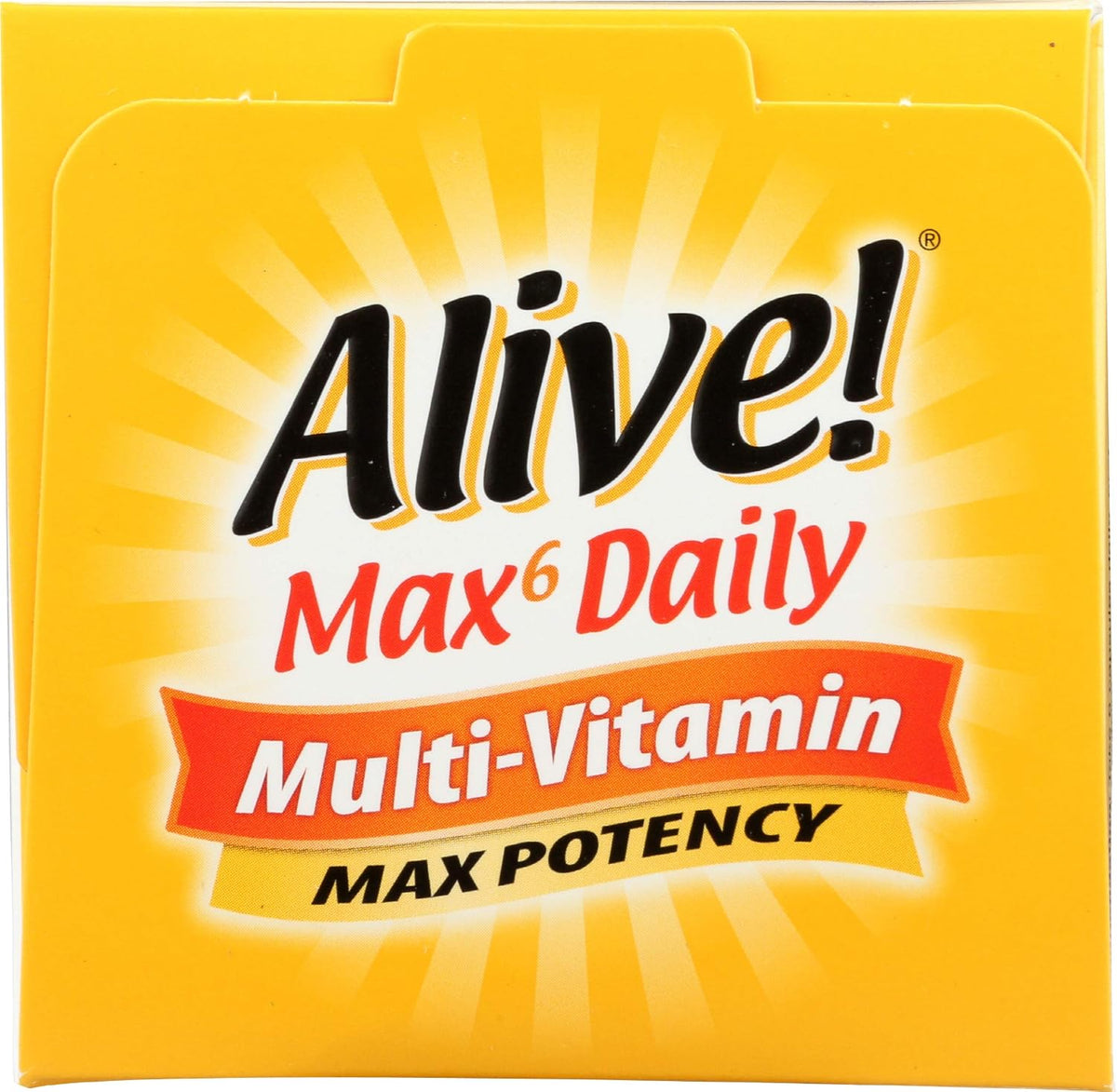 Nature's Way Alive! Max 6 Daily Multi-Vitamin - 90 Veg Capsules - görsel 6