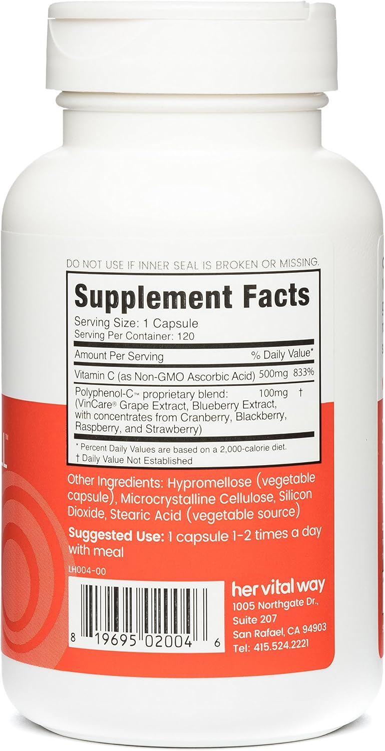 C-BerryWell Vitamin C Plus Berry Polyphenols Antioxidant Support - görsel 2