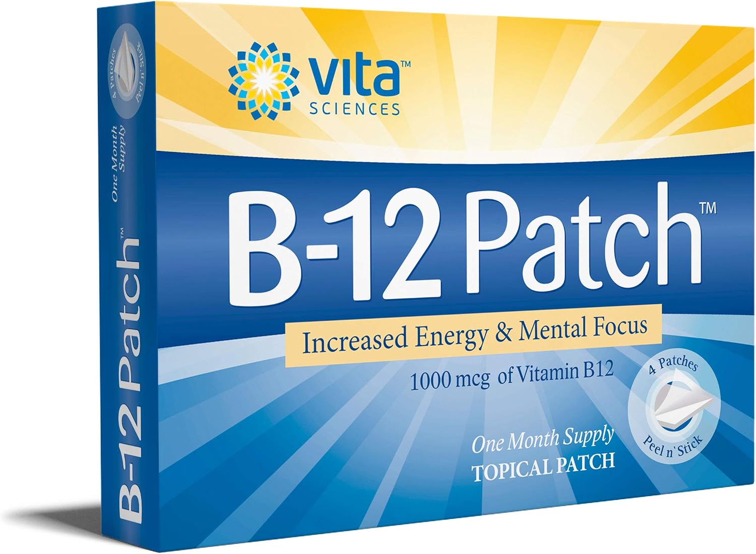 Vita Sciences Vitamin B12 Application - Extra Strength Formula for Men and Women, 1 Month Supply. Supports Normal Energy Release, Psychological Function and Metabolism - Pack of 3 - görsel 8