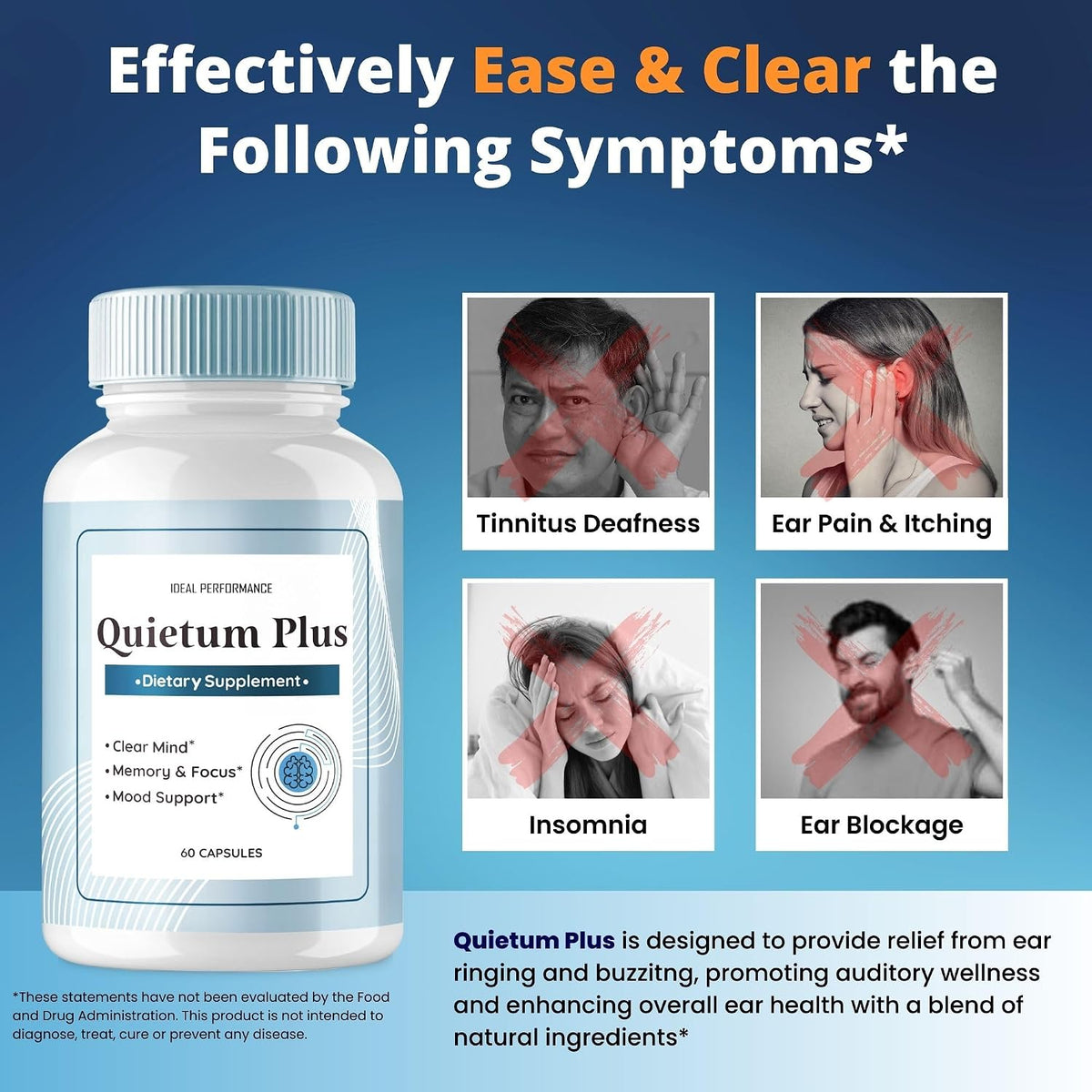 Quietum Plus Tinnitus Relief Supplement – 2 Month Pack - görsel 5