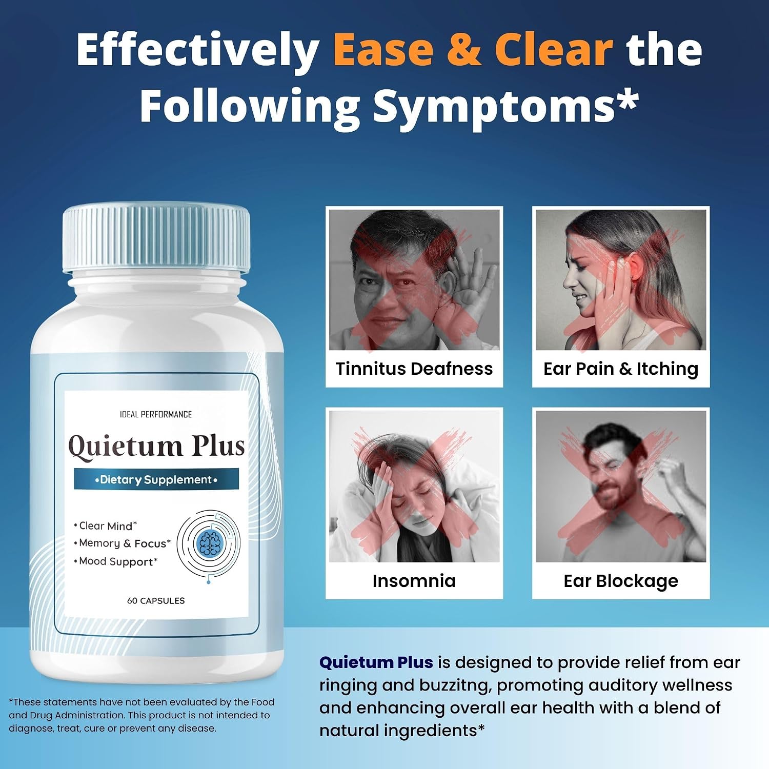 Quietum Plus Tinnitus Relief Supplement – 2 Month Pack - görsel 5