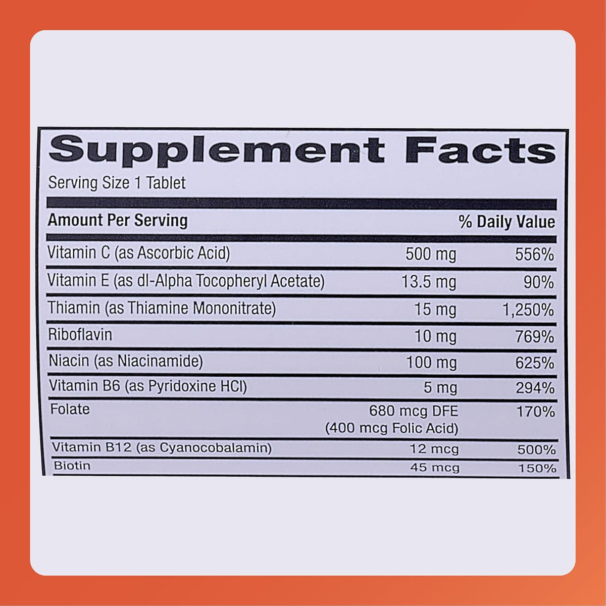 Rugby Multivitamin with Zinc Stress Formula - Food Supplement - 60 Tablets (1 Pack) - görsel 5
