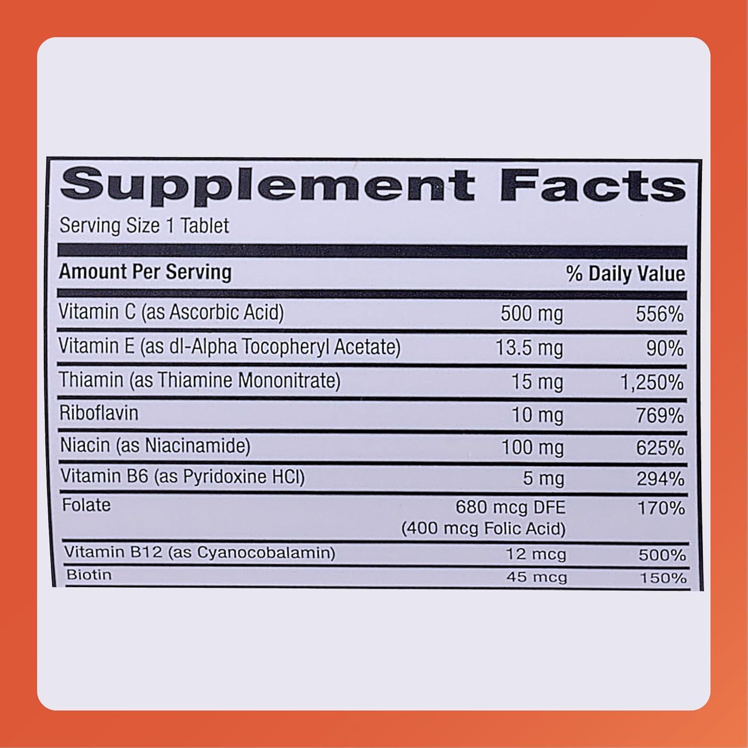 Rugby Multivitamin with Zinc Stress Formula - Food Supplement - 60 Tablets (1 Pack) - görsel 5