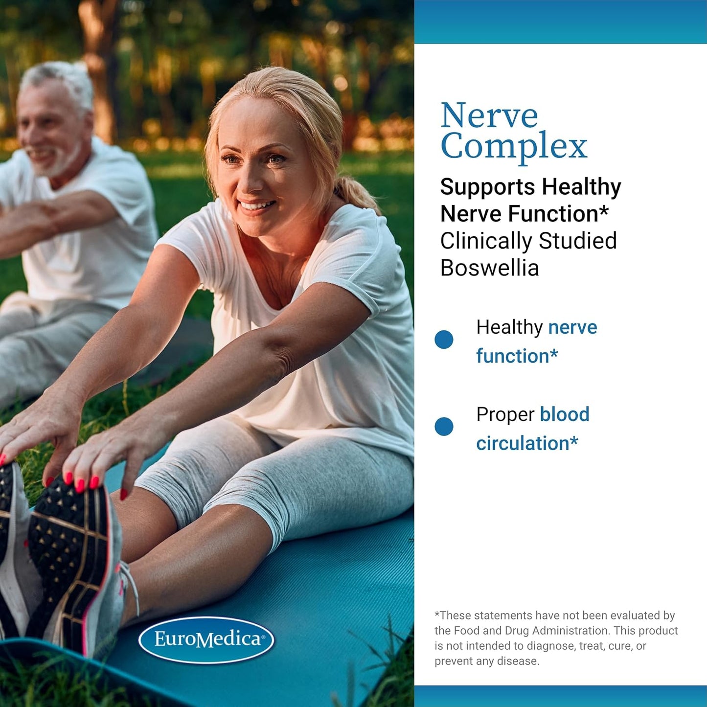 Euromedica Nerve Complex Capsules, 60 Count - görsel 3