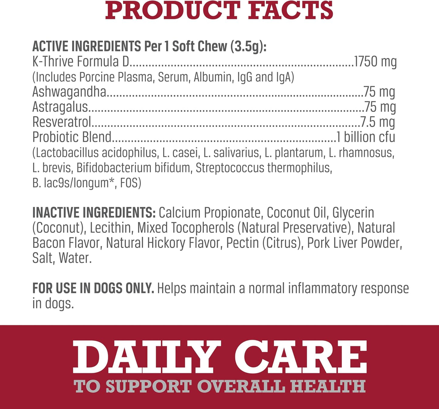 WINPRO Pet Daily Care Chews for Dogs (60 Soft Chews) - Plasma-Powered Immune Support - görsel 5