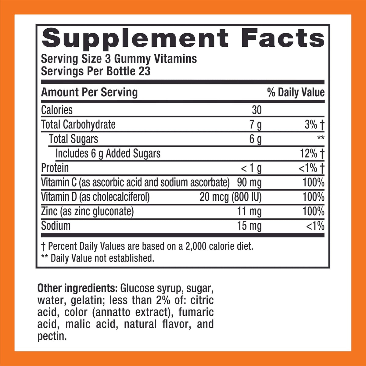 Zicam Daily Immune Support Gummy Food Supplement, Citrus Strawberry, 70 Gummies - görsel 6