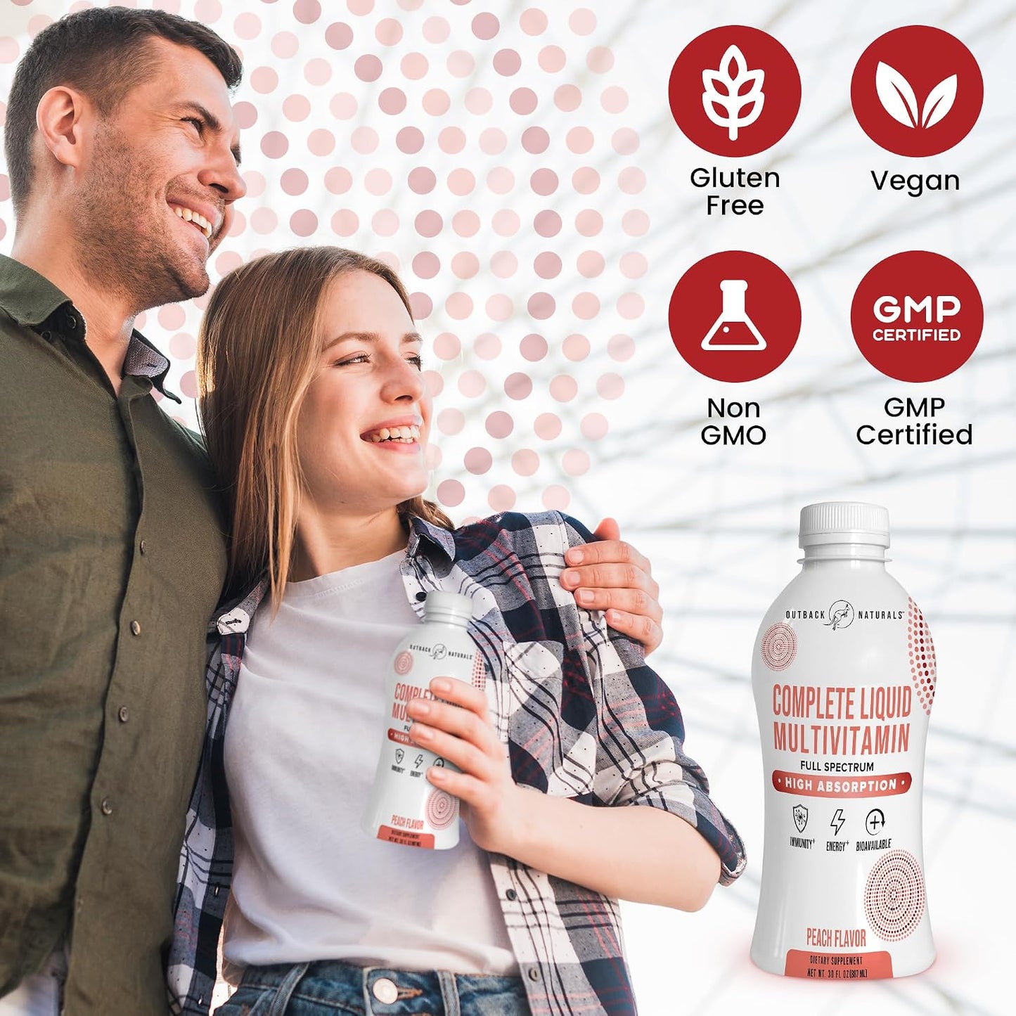 Outback Naturals Complete Liquid Multivitamin – High Absorption Formula for Immune, Energy & Joint Health - görsel 7