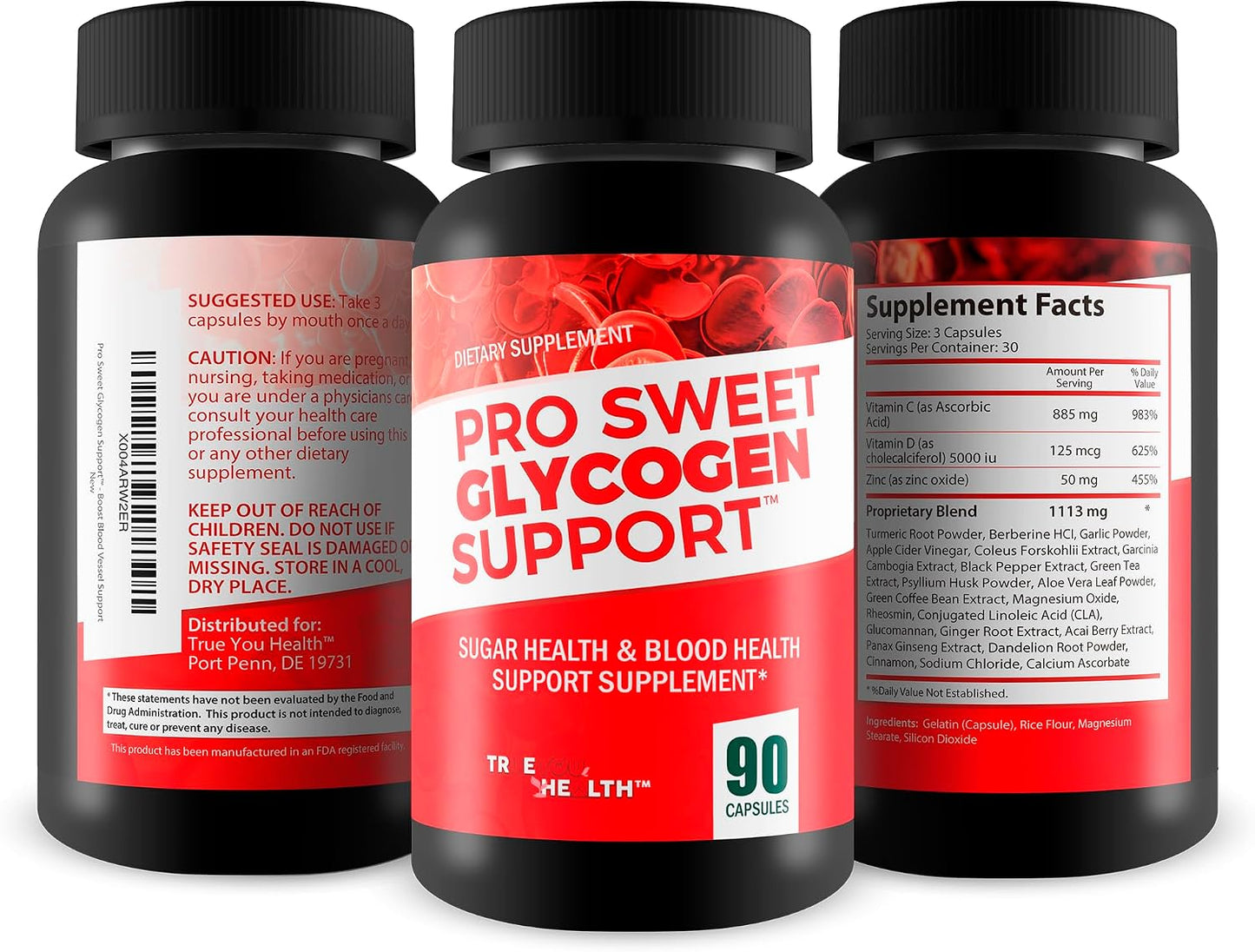 Pro Sweet Glycogen Support - Dietary Supplement for Blood Sugar & Circulation Support - görsel 4