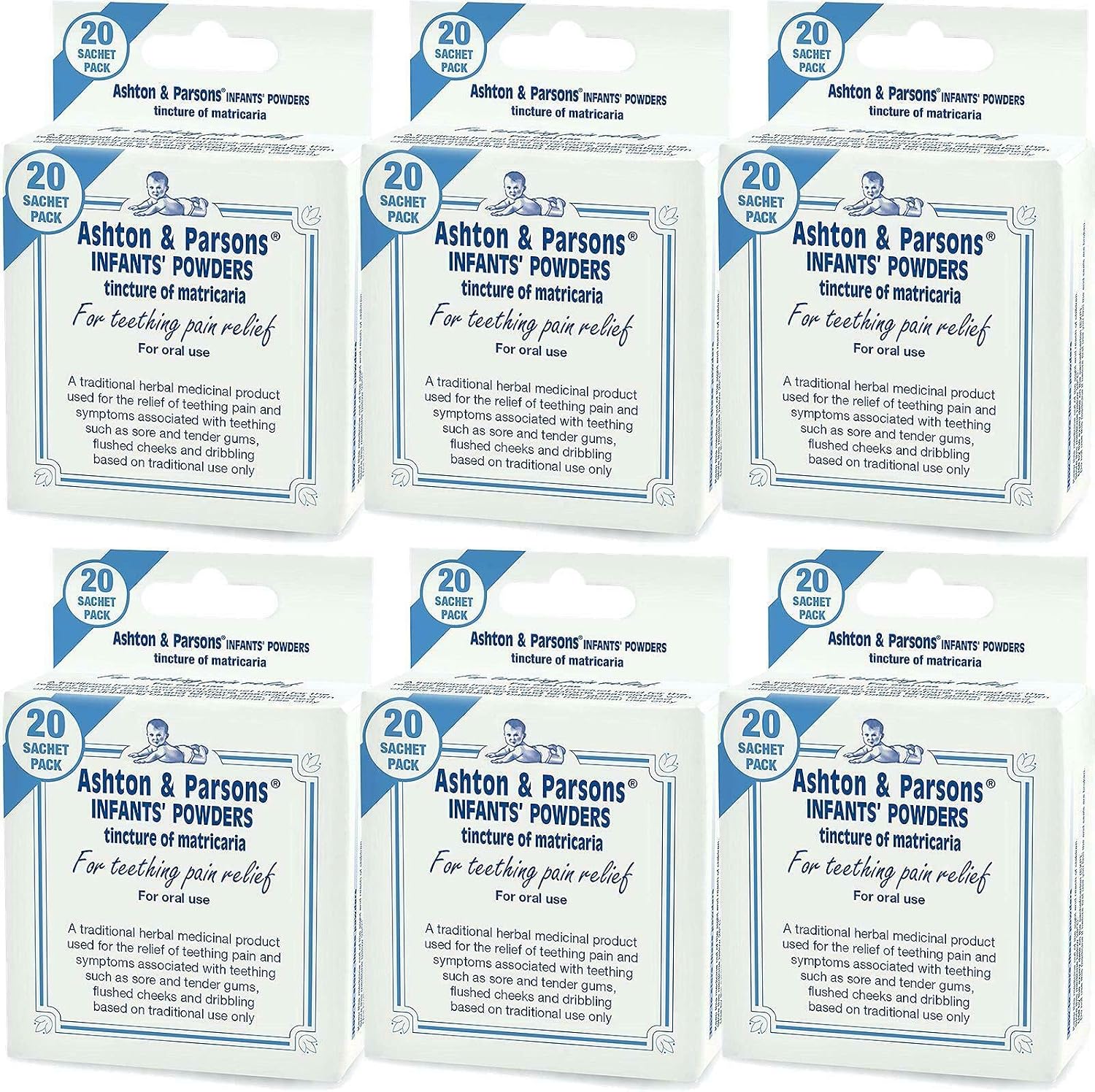 Ashton & Parsons 6 x Infants' Powders - görsel 1