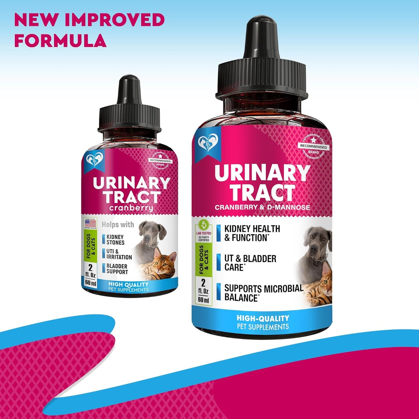 Cat & Dog Urinary Tract Support Drops with Cranberry & D-Mannose – Kidney & Bladder Health – Natural UTI Remedy for Pets - görsel 7