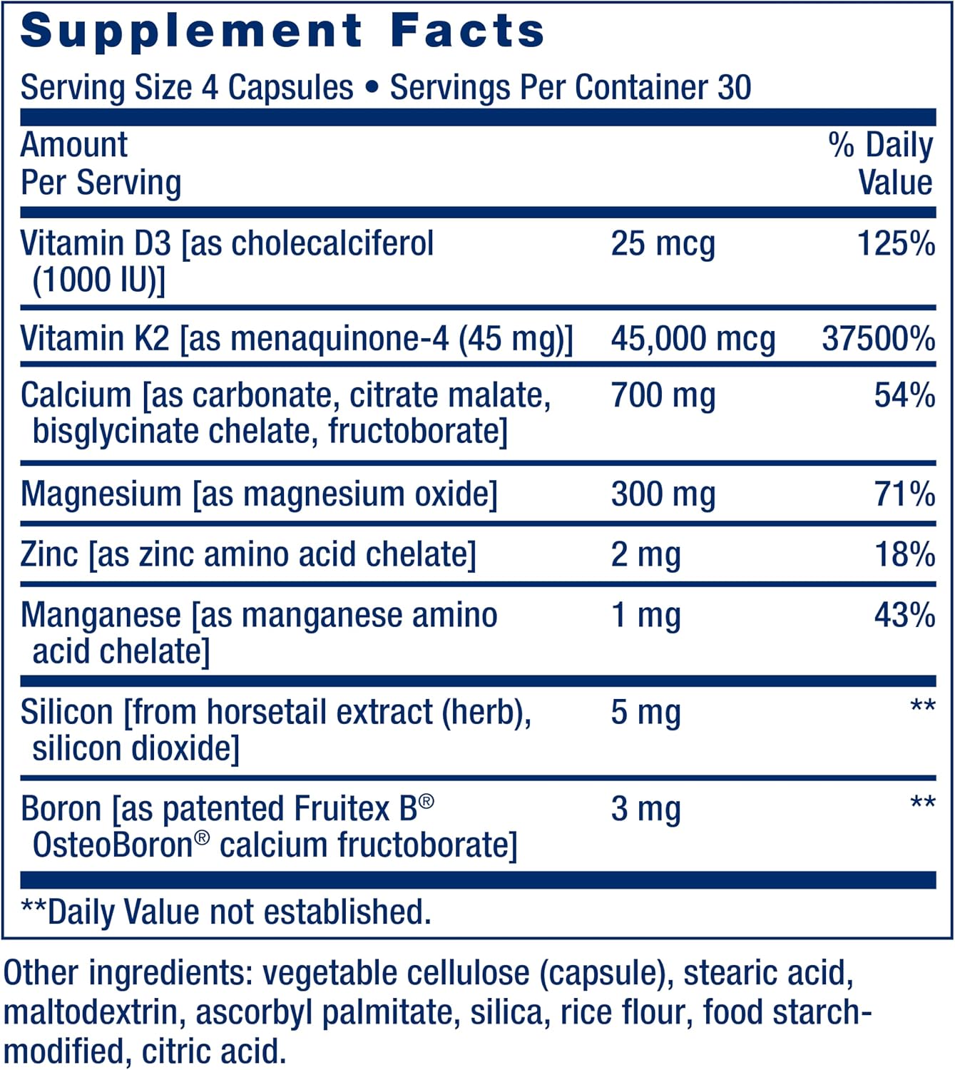 Life Extension Bone Restore Elite Calcium Supplement - görsel 3
