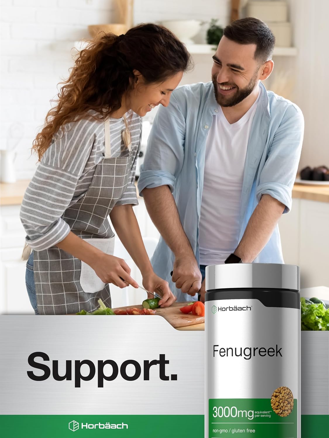 Horbäach Fenugreek Capsules - 150 Capsules - görsel 6