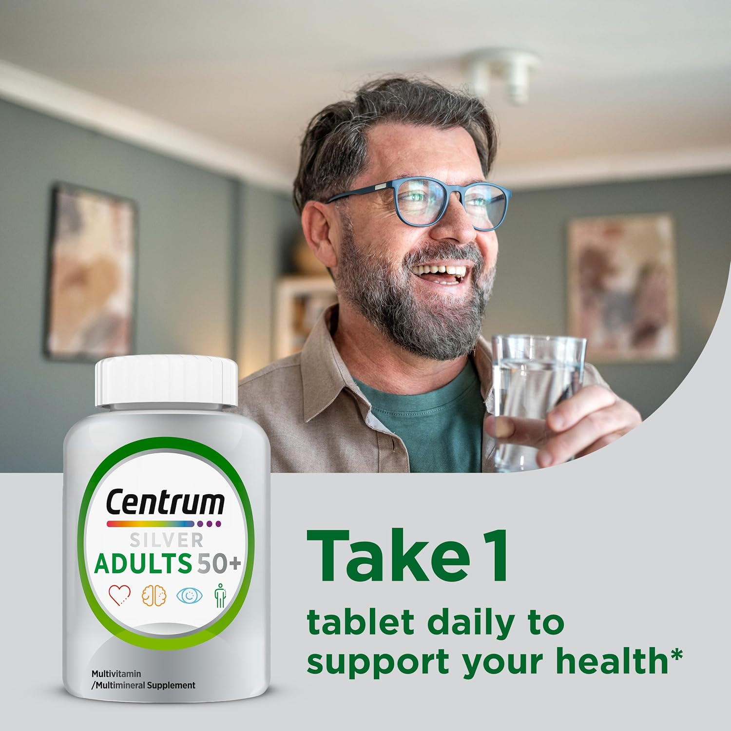 Centrum Silver Multivitamin for Adults 50 Plus, 220 Tablets - görsel 4