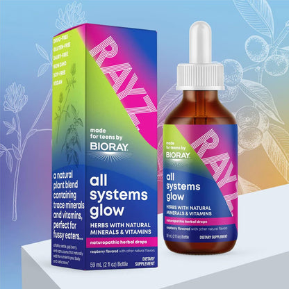 BIORAY RAYZ All Systems Glow, Raspberry Flavour - 60 ml